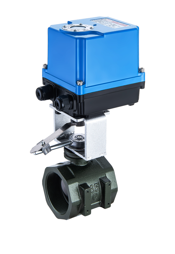 BT-40 电动执行器+螺纹式铸铁蝶阀